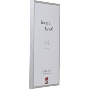 Effect Aluminium-Rámeček A1 protipožární stříbrný 25x80 cm s čirým sklem