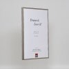 Efektní plastový rám Art platinum 18x24 cm antireflexní sklo