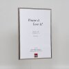 Efektní plastový rám Art platinum 18x27 cm antireflexní sklo