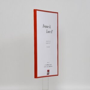 Efektní plastový rám Umělecká červená 23x70 cm antireflexní sklo