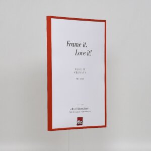 Efektní plastový rám Umělecká červená 25x50 cm antireflexní sklo