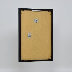 Efektní plastový rám Art antracit 25x80 cm antireflexní sklo