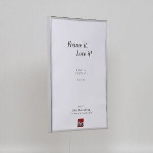 Efektní plastový rám Art silver 45x60 cm antireflexní sklo