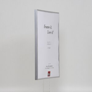 Efektní plastový rám Art silver 45x60 cm antireflexní sklo