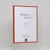 Efektní plastový rám Umělecká červená 59,4x84,1 cm antireflexní sklo