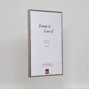 Efektní plastový rám Art platinum 59,4x84,1 cm antireflexní sklo