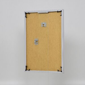 Efektní plastový rám Art silver 60x90 cm antireflexní sklo