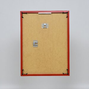 Efektní plastový rám Umělecká červená 70x70 cm antireflexní sklo