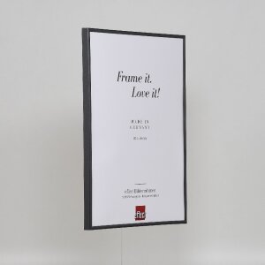 Efektní plastový rám Umělecká antracitová 14,8x21 cm antireflexní sklo