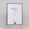 Efektní plastový rám Umělecká antracitová 14,8x21 cm antireflexní sklo