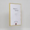 Efektní plastový rám Umělecké zlato 10,5x14,8 cm antireflexní sklo
