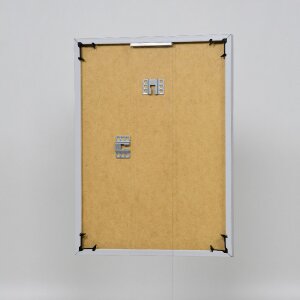 Efektní plastový rám Art silver 61x91,5 cm antireflexní sklo