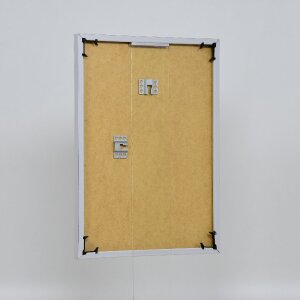 Efektní plastový rám Art silver 61x91,5 cm antireflexní sklo