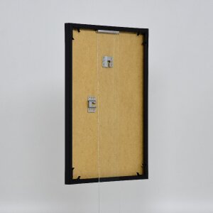 Efektní plastový rám Umělecká čerň 61x91,5 cm antireflexní sklo
