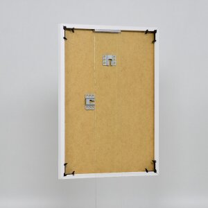 Efektní plastový rám Umělecká bílá 61x91,5 cm antireflexní sklo