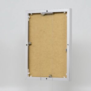 Efektní hliníkový obrazový rám Quadro 20x25 cm stříbrný s antireflexním sklem s vysokým leskem