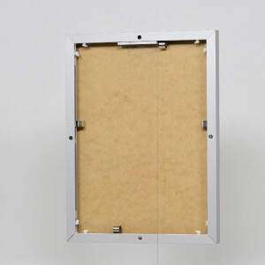Efektní hliníkový obrazový rám Quadro 21x29,7 cm stříbrné antireflexní sklo