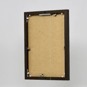 Efektní hliníkový obrazový rám Quadro 21x29,7 cm bronzové antireflexní sklo