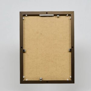 Efektní hliníkový obrazový rám Quadro 21x29,7 cm bronzové antireflexní sklo