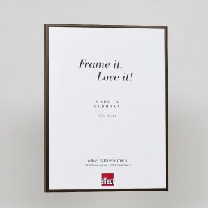 Efektní hliníkový obrazový rám Quadro 21x29,7 cm bronzové antireflexní sklo