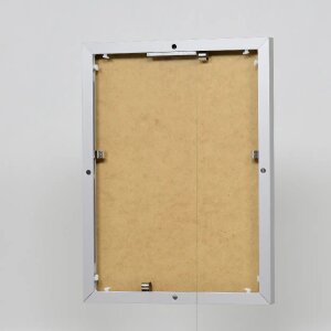 Hliníkový obrazový rám Quadro 25x50 cm stříbrný antireflexní sklo MDF zadní panel