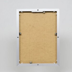 Hliníkový obrazový rám Quadro 25x50 cm stříbrný antireflexní sklo MDF zadní panel