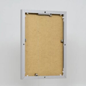 Hliníkový obrazový rám Quadro 25x50 cm stříbrný antireflexní sklo MDF zadní panel