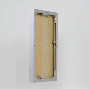 Hliníkový obrazový rám Quadro 25x50 cm stříbrný antireflexní sklo MDF zadní panel