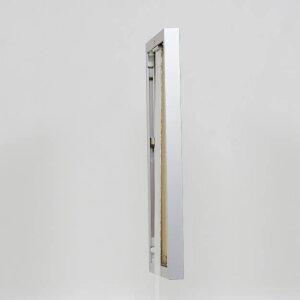 Hliníkový obrazový rám Quadro 25x50 cm stříbrný antireflexní sklo MDF zadní panel