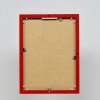 Hliníkový obrazový rám Quadro 25x50 cm s červeným antireflexním sklem Zadní panel z MDF desky