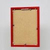 Hliníkový obrazový rám Quadro 28x35 cm s červeným antireflexním sklem Zadní panel z MDF desky