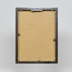 Efektní hliníkový obrazový rám Quadro 30x30 cm stříbrný s antireflexním sklem s vysokým leskem