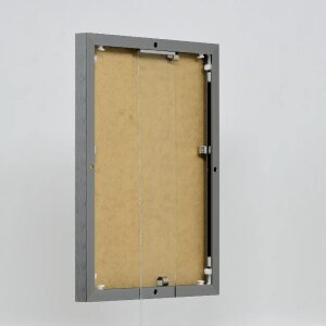 Efektní hliníkový obrazový rám Quadro 30x30 cm antická stříbrná s antireflexním sklem