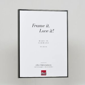 Efektní hliníkový obrazový rám Quadro 30x30 cm antická stříbrná s antireflexním sklem