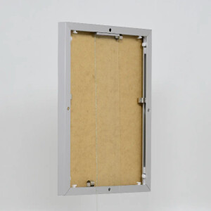 Efektní hliníkový obrazový rám Quadro 35x100 cm stříbrný s antireflexním sklem