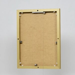 Efektní hliníkový obrazový rám Quadro 40x60 cm zlaté antireflexní sklo MDF