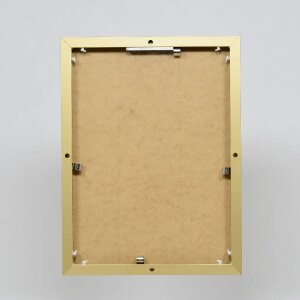 Efektní hliníkový obrazový rám Quadro 40x60 cm zlaté antireflexní sklo MDF