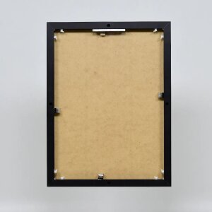 Efektní hliníkový obrazový rám Quadro 42x59,4 cm s černým antireflexním sklem