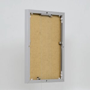 Efektní hliníkový obrazový rám Quadro 50x100 cm stříbrné antireflexní sklo