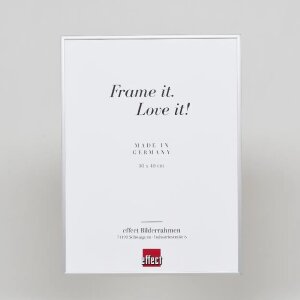 Efektní hliníkový obrazový rám Quadro 50x65 cm stříbrný s antireflexním sklem