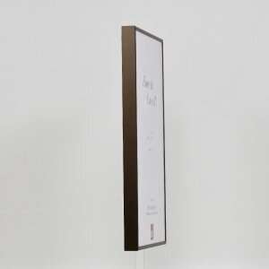 Efektní hliníkový obrazový rám Quadro 60x80 cm bronzové antireflexní sklo