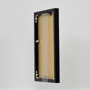 Efektní hliníkový obrazový rám Quadro 59,4x84,1 cm s černým lesklým antireflexním sklem