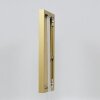 Efektní hliníkový obrazový rám Quadro 62x93 cm zlaté antireflexní sklo zadní panel MDF