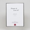 Efektní hliníkový obrazový rám Quadro 14,8x21 cm stříbrný s antireflexním sklem s vysokým leskem