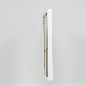 Efektní hliníkový obrazový rám Quadro 61x91 5 cm s bílým antireflexním sklem