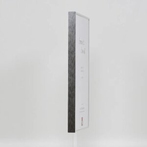 Efektní hliníkový obrazový rám Quadro 61x91 5 cm stříbrný s vysokým leskem a antireflexním sklem