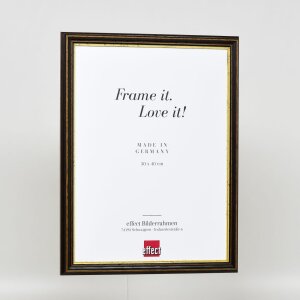 Efektní dřevěný rám profil 21 ořechově hnědý 62x93 cm antireflexní sklo