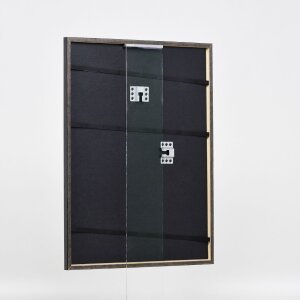 Efektní dřevěný rám profil 23 modrý 25x35 cm antireflexní sklo
