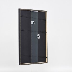 Efektní dřevěný rám profil 23 modrý 25x35 cm antireflexní sklo