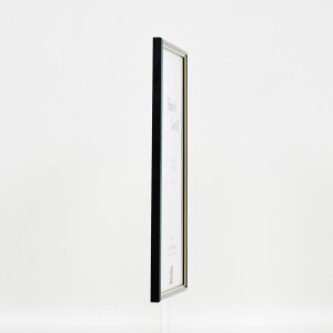 Efektní dřevěný rám profil 23 modrý 25x35 cm antireflexní sklo
